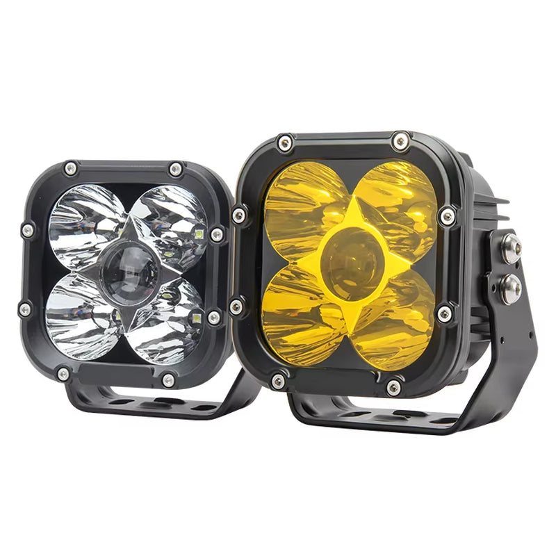 Frontline Lights Lucky 4.6inch Universal IP67 Waterproof Auxiliary LED Driving Light 4WD 4x4 Offroad Car Bike 