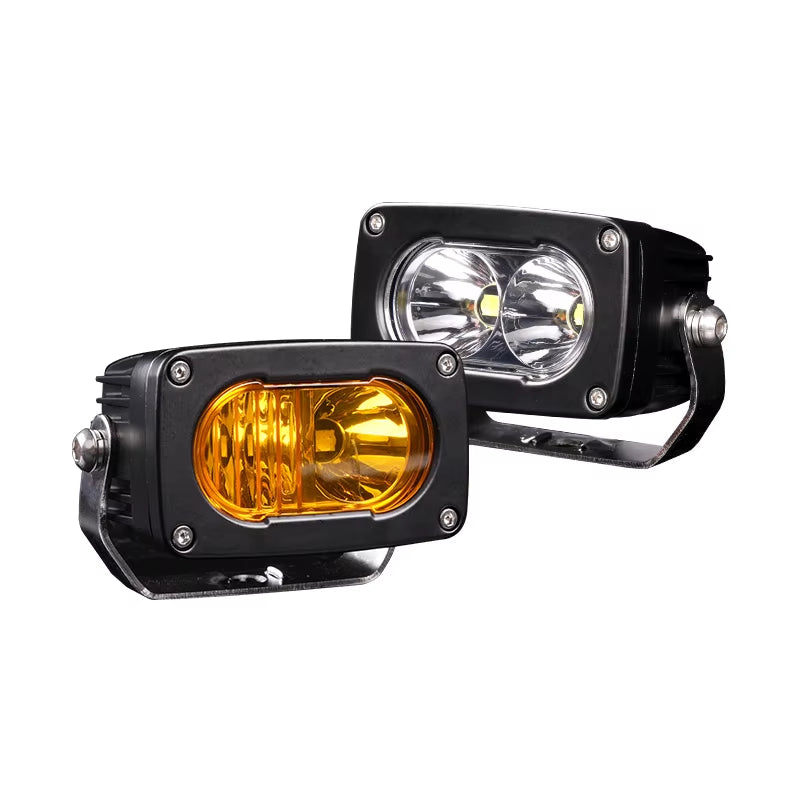 3Inch 2022 New Unique Design Flood Combo Beam LED Fog Driving 20W Amber White Light LED Driving/Fog Light