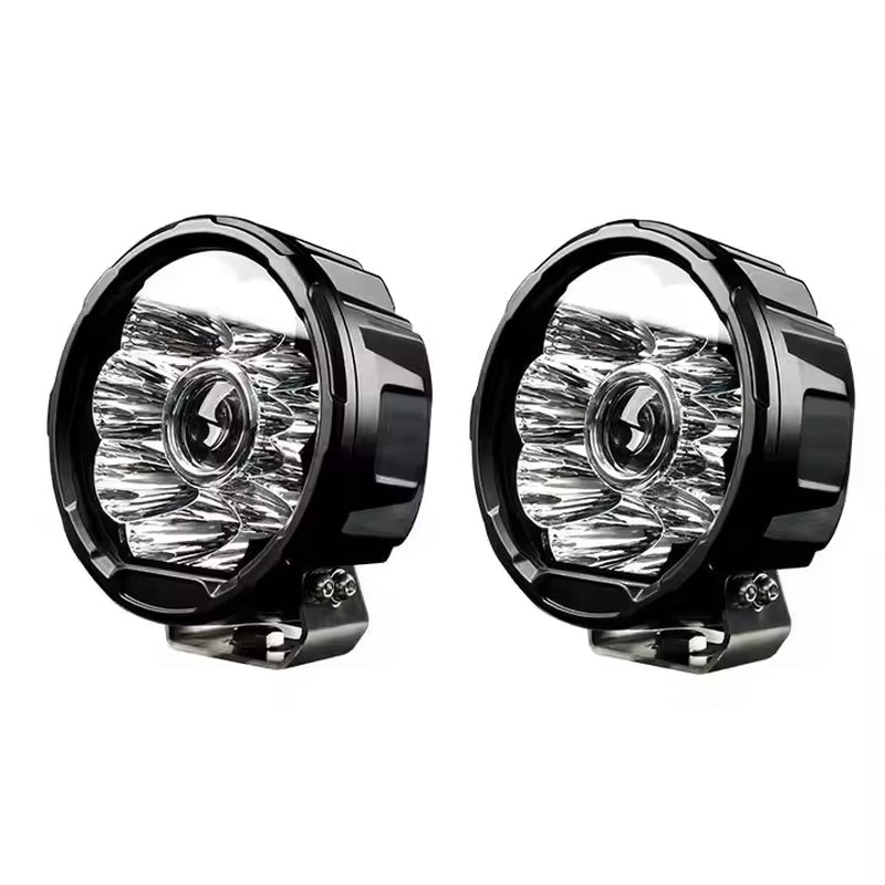 New off Road 4X4 Truck Car Laser Led Driving Light 120W 5 Inch round LED Laser Work Light 12V 24V Pod Lamp for UTV ATV SUV