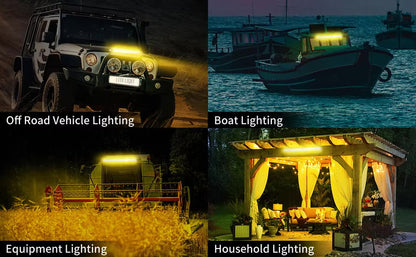 Frontline Lights Komodo 160W 9Inch Universal IP67 Waterproof Auxiliary LED Driving Light 4WD 4x4 Offroad Car Bike