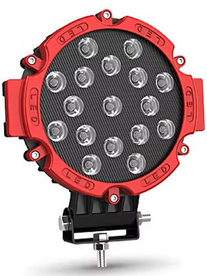 Frontline Lights Tiger 51W 7Inch Universal IP67 Waterproof Auxiliary LED Driving Light 4WD 4x4 Offroad Car Bike