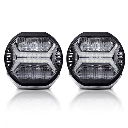 Frontline Lights Bridge 4inch Universal IP67 Waterproof Auxiliary LED Driving Light 4WD 4x4 Offroad Car Bike 