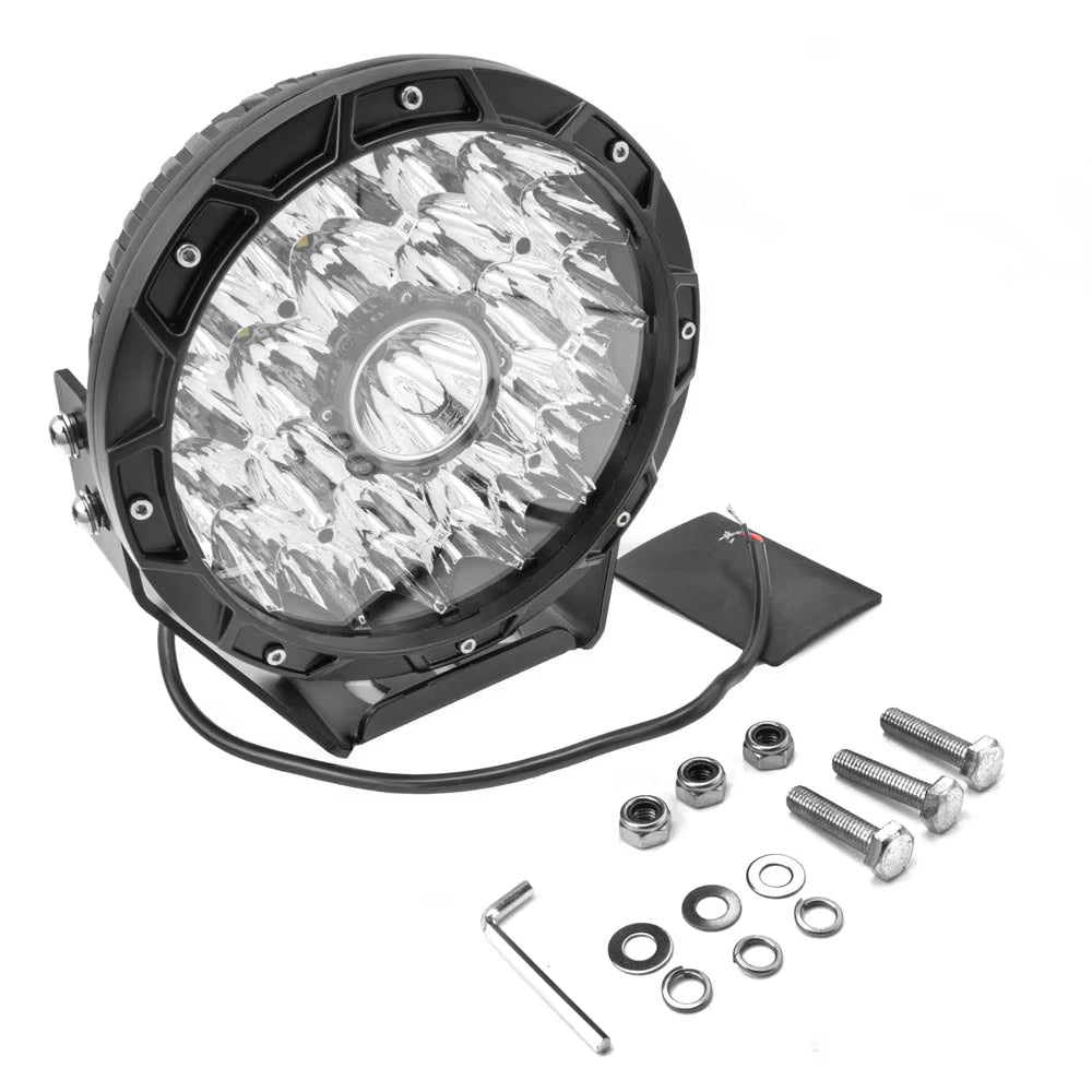 120W 9Inch round Super Bright Led Driving Light 4X4 Bumper Truck Trailer Tractor Offroad Led Work Light